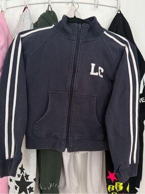 Loomis Chaffee Y2K zip up hoodie 17x17.5 on a xs “ouray sportswear” tag
